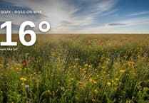 Partly cloudy skies for Ross-on-Wye today - here's your Thursday forecast