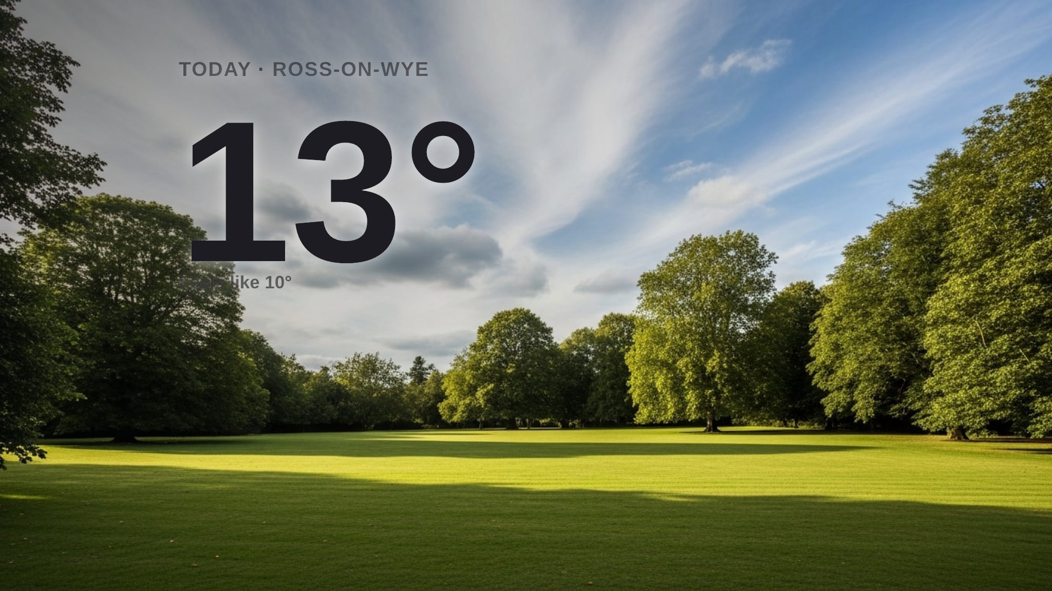 Cloudy skies for Ross-on-Wye today - here's your Sunday forecast